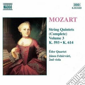Wolfgang Amadeus Mozart - Quintetti X Archi Vol.3: Quintetti K 539 E K 614 cd musicale di Wolfgang Amadeus Mozart