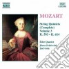 Wolfgang Amadeus Mozart - Quintetti X Archi Vol.3: Quintetti K 539 E K 614 cd