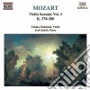 Wolfgang Amadeus Mozart - Sonate X Vl Vol.3: Sonate Nn.10 > 12 K 378 > 380 cd