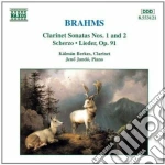 Johannes Brahms - Sonata X Clar N.1 Op.120, N.2 Op.120, Sonatensatz, Lieder Op.91 cd
