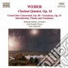 Carl Maria Von Weber - Quintetto X Clar Op.34, Gran Duo Op.48,introduzione, Tema E Variazioni Op.post. cd