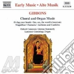 Orlando Gibbons - Musica Corale E Organistica cd