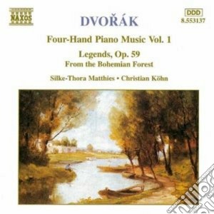 Antonin Dvorak - Opere X Pf A 4 Mani Vol.1 (integrale): Legends Op.59 B 117, Dalla Foresta Boemic cd musicale di Antonin Dvorak