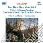 Johannes Brahms - Opere X Pf A 4 Mani (integrale) Vol.1: Variazioni Su Un Tema Di Schumann Op.23, cd