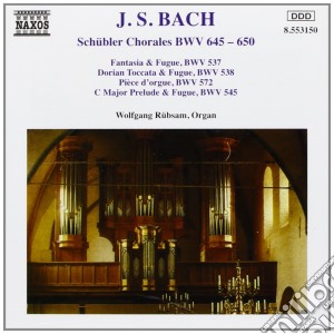 Johann Sebastian Bach - Schubler Chorales Bwv 645-650 cd musicale di Johann Sebastian Bach