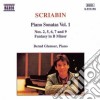 Alexander Scriabin - Piano Sonatas Vol.1 cd