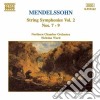 Felix Mendelssohn - Sinfonie X Archi Vol.2 (integrale) : N.7> N.9 cd