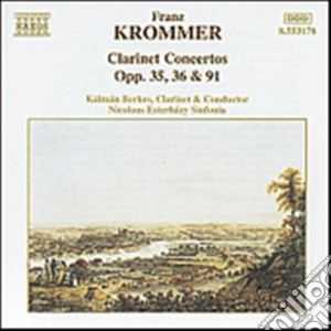 Franz Krommer - Concerti X Clar Op.56, Concerto X 2 Clar Op.35, Op.91 cd musicale di Franz Krommer