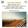 Felix Mendelssohn - Opere X Pf (integrale) Vol.3: Sonata Op.106, 3 Fantasie O Capricci Op.16, Foglio cd