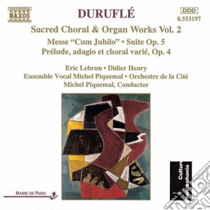 Maurice Durufle' - Corali E Opera Per Organo, Vol.2 cd musicale di Maurice Durufle'