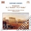 Felix Mendelssohn - Symphonies Nos.3 & 4 italian cd