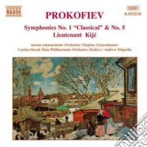 Sergei Prokofiev - Symphony No.1 Op.25 Classica, N.5 Op.100, Luogotenente Kije' cd musicale di Sergei Prokofiev