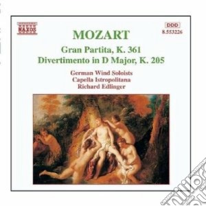Wolfgang Amadeus Mozart - Gran Partita K 361, Divertimento K 205 cd musicale di Wolfgang Amadeus Mozart