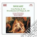 Wolfgang Amadeus Mozart - Gran Partita K 361, Divertimento K 205 cd
