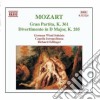 Wolfgang Amadeus Mozart - Gran Partita K 361, Divertimento K 205 cd