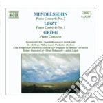 Robert Stankovsky / Benjamin Frith - Mendelssohn, Grieg & Liszt: Piano Concertos cd