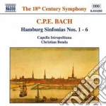 Carl Philipp Emanuel Bach - Sinfonie Amburghesi Nn.1-6 Wq 182 cd