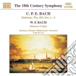 Carl Philipp Emanuel Bach - Sinfonie Nn.1-4, Sinfonia Wq 183 cd