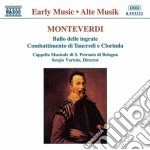 Claudio Monteverdi - Ballo Delle Ingrate, Combattimento Di Tancredi E Clorinda cd