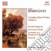 Erno Dohnanyi - Complete Piano Works Vol.1 cd