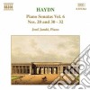Joseph Haydn - Sonate X Pf (integrale) Vol.6: Sonate N.20, 30, 31, 32 (hob Xvi: 18, 19, 46, 44) cd