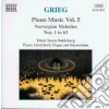 Edvard Grieg - Opere X Pf Vol. 5 (integrale) : Melodie Norvegesi N.1 > N.63 cd