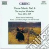 Edvard Grieg - Opere X Pf Vol. 6 (integrale) : Melodie Norvegesi N.64 > N.117 cd