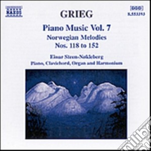 Edvard Grieg - Opere X Pf Vol. 7 (integrale) : Melodie Norvegesi N.118 > N.152 cd musicale di Edvard Grieg