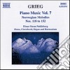 Edvard Grieg - Opere X Pf Vol. 7 (integrale) : Melodie Norvegesi N.118 > N.152 cd