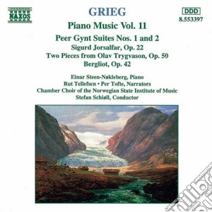 Edvard Grieg - Opere X Pf Vol.11 (integrale) : Per Gynt (suite N.1 Op.46 E N.2 Op.55) , Sigurt Jo cd musicale di Edvard Grieg