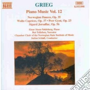 Edvard Grieg - Opere X Pf Vol.12 (integrale) : Danze Norvegesi Op.35, Albumblad Eg 109, Valse - ka cd musicale di Edvard Grieg
