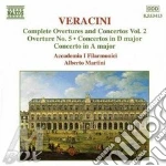 Francesco Maria Veracini - Overtures E Concerti Vol.2: Ouverture N.5, Concerto A 8 Stromenti X Vl E Orch, C cd