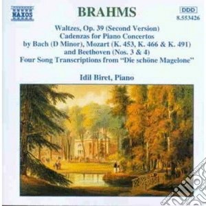 Johannes Brahms - Valzer Op.39 (seconda Versione) , 4 Trascrizioni Da die Schone Megelone (trasc. cd musicale di Johannes Brahms