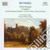 Johann Nepomuk Hummel - Sonate X Fl E Pf (integrale): Sonata Op.2 N.2, Op.50, Op.64, Grand Rondeau Brill cd