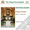 Felix Mendelssohn - Sonate X Organo Op.65 N.1 > N.6 cd