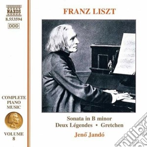 Franz Liszt - Opere X Pf (integrale) Vol. 8: Sonata In Si Min, 2 Legendes, Gretchen (secondo M cd musicale di Franz Liszt