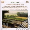 Francis Poulenc - Musica Da Camera (integrale) Vol.1: Sestetto X Fiati E Pf, Sonata X Oboe, Sonata cd