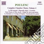 Francis Poulenc - Musica Da Camera (integrale) Vol.4: Le Bal Masque', Le Bestiaire, 4 Poemi Di Jac cd