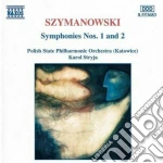 Karol Szymanowski - Symphony No.1 Op.15, Symphony No.2 Op.19 cd