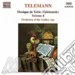 Georg Philipp Telemann - Tafelmusik Vol.4: Parte III: Ouverture,quartetto In Mi Min, Concerto X 2 Corni, cd