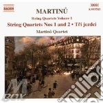 Bohuslav Martinu - Quartetti Per Archi (integrale) Vol.1 cd