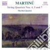 Bohuslav Martinu - Quartetti Per Archi (integrale) Vol.3 cd
