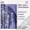 20th Century Wind Quintets: Hindemith, Barber, Larsson, Janacek / Various cd
