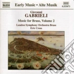 Giovanni Gabrieli - Musica X Ottoni Vol.2: Canzoni, Sonate,'la Spiritata' cd