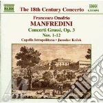 Manfredini Francesco O. - Concerti Grossi Op.3 Nn.1-12 cd