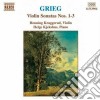 Edvard Grieg - Sonate X Vl E Pf Nn. 1, 2, 3 cd