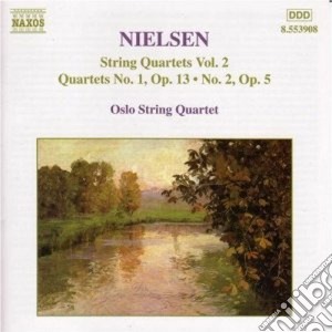Carl Nielsen - Quartetti X Archi (integrale) Vol.2: Quartetto N.1 Op.5, N.2 Op.13 cd musicale di Carl Nielsen