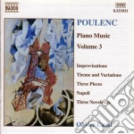 Francis Poulenc - Opere X Pf (integrale) Vol.3: Theme Varie', Improvisations, 3 Pieces, Napoli, 3 cd