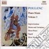 Francis Poulenc - Opere X Pf (integrale) Vol.3: Theme Varie', Improvisations, 3 Pieces, Napoli, 3 cd