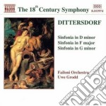 Carl Ditters Von Dittersdorf - Sinfonia In Re Min (Grave D1), In Fa Mag (Grave F7), In Sol (Grave G1)